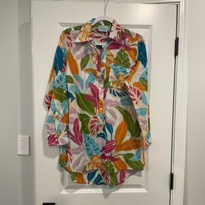 True Destinations kaftan beach shirt